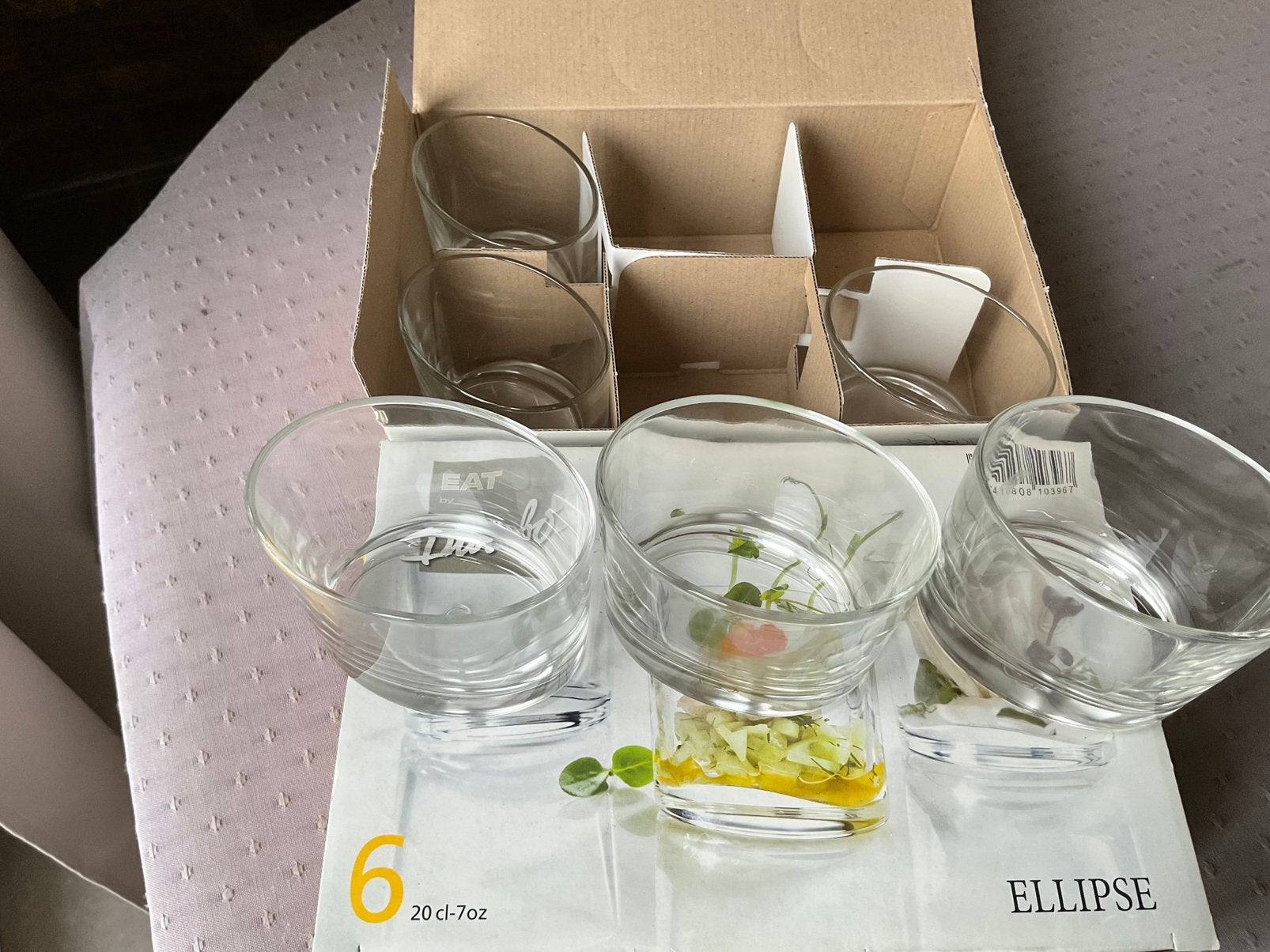 12 nieuwe glaasjes aperitiefhapjes Durobor, Ophalen of Verzenden, Nieuw, Royal Boch, Overige typen