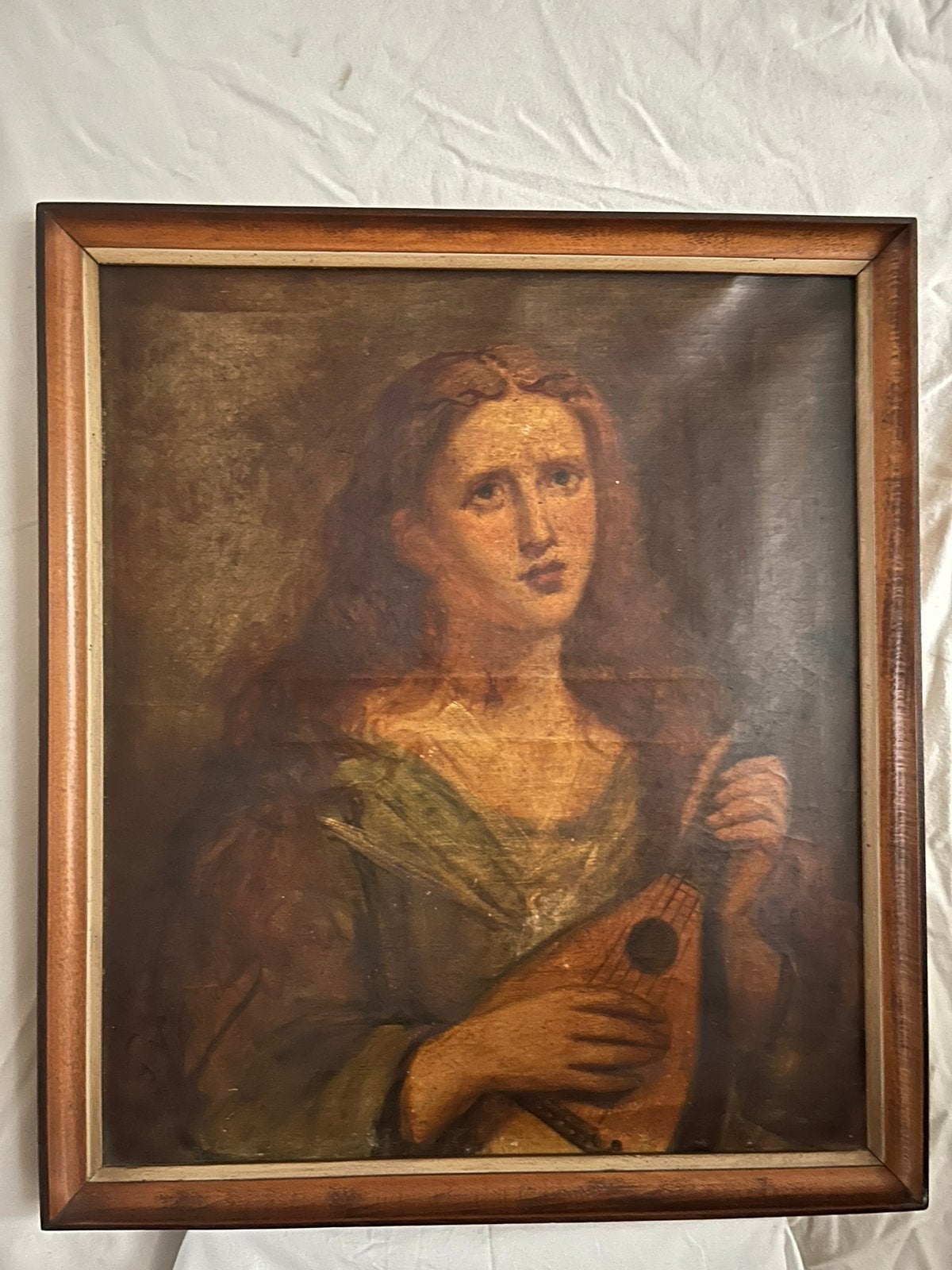 19de eeuws schilderij Pieter (Pierre-Victor) Van Hanselaer, Enlèvement, Portrait ou Personnes