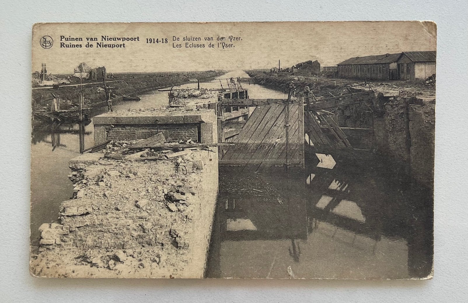 Nieuwpoort met Eerekaart Antwerpen op de achterzijde!, Verzamelen, Ophalen of Verzenden, Antwerpen