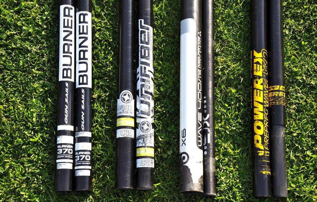 370 - 400 - 430 RDM CC masten & 400 SDM Flextop mast, Watersport en Boten, Windsurfen, Ophalen, Gebruikt, Mast