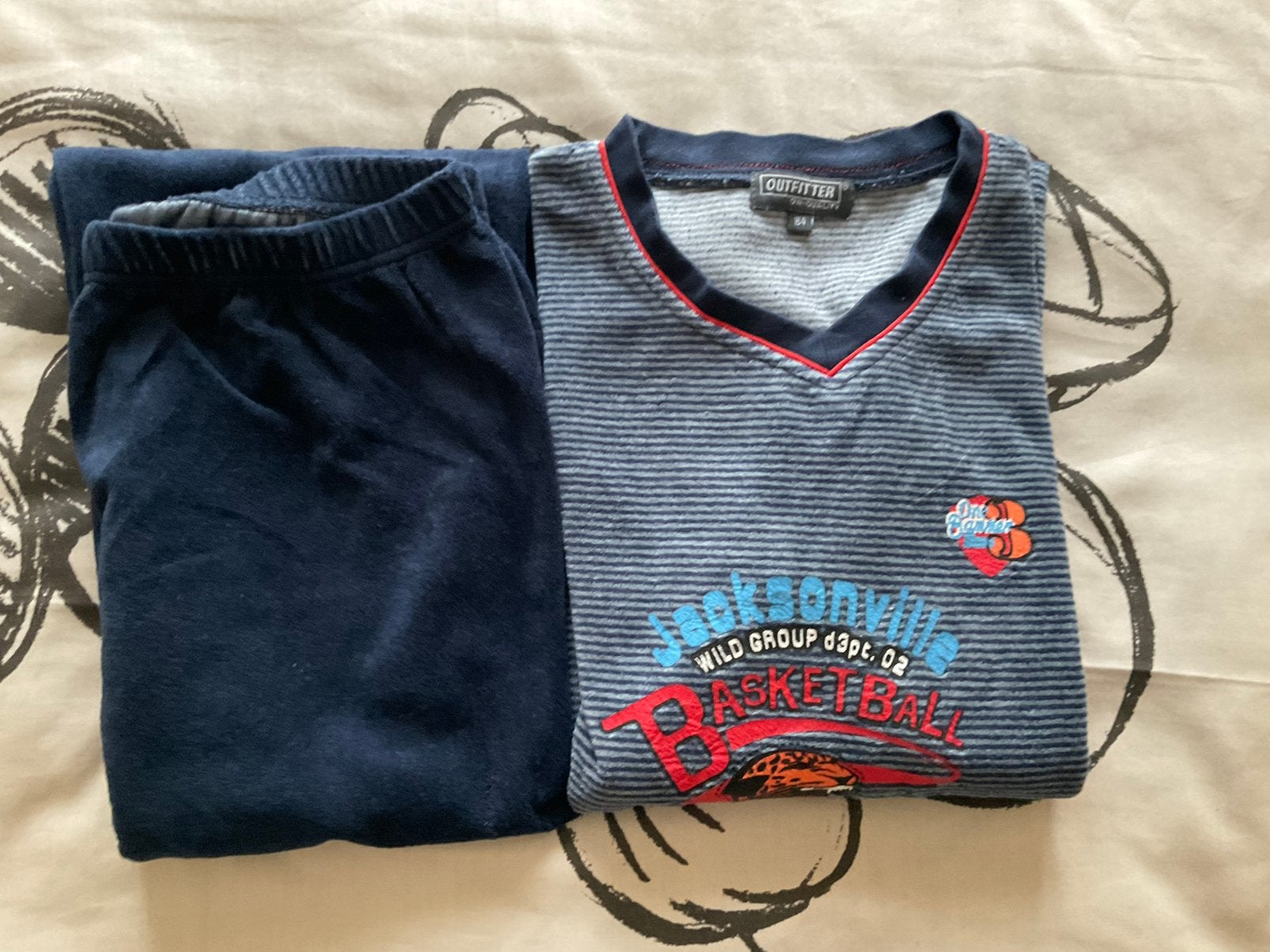 Blauwe pyjama voor jongens, Kinderen en Baby's, Ophalen of Verzenden, Gebruikt, Jongen