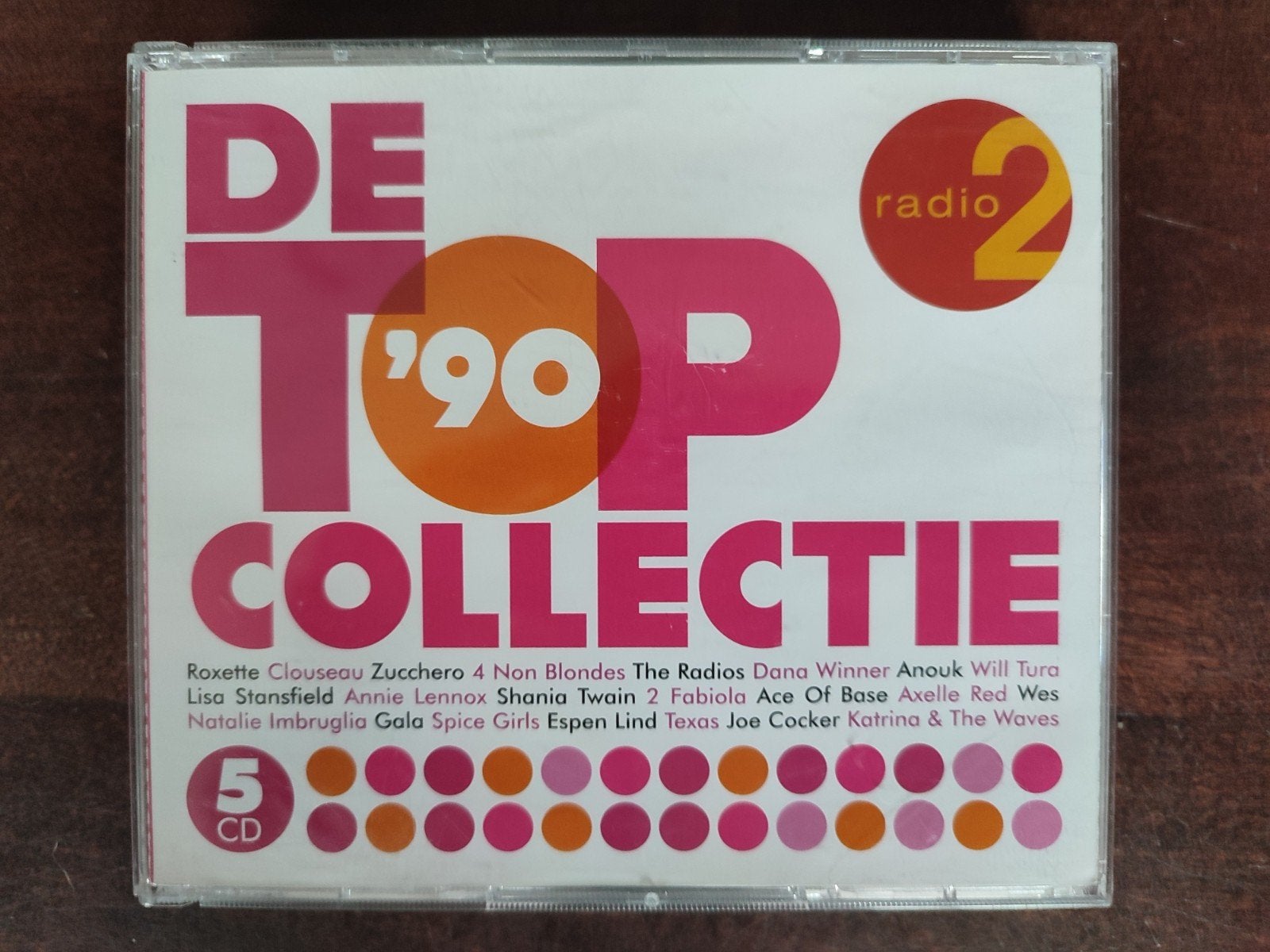5-CDbox : DE TOPCOLLECTIE '90  (RADIO 2 - DE TOP COLLECTIE), Ophalen of Verzenden, Zo goed als nieuw, Boxset