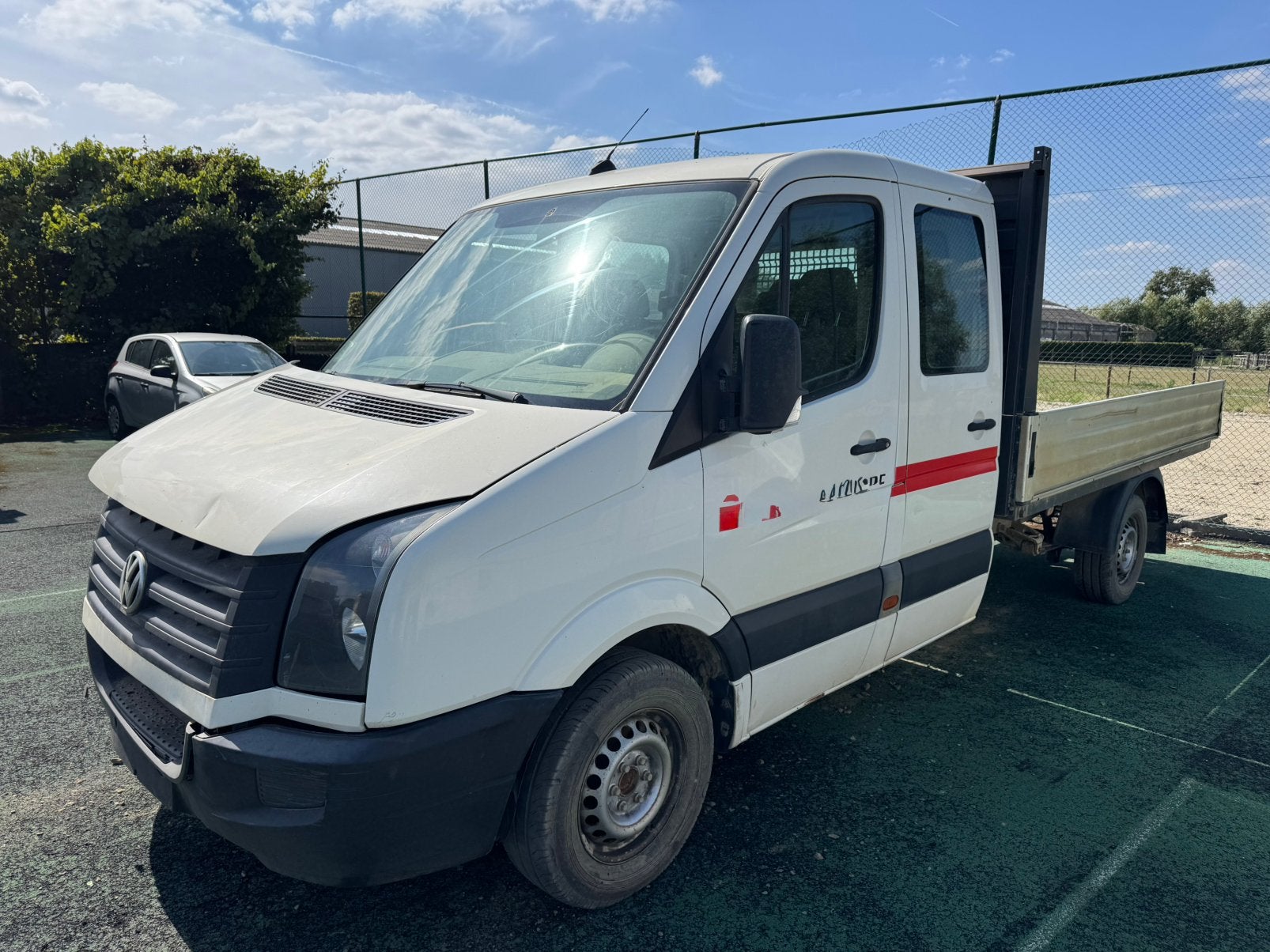Volkswagen Crafter 2.0 TDI 200.000km 2015 Dubbel Cab. 7Pl., Voorwielaandrijving, Stof, Zwart, 4 cilinders