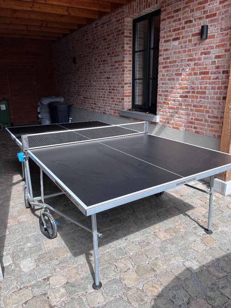 Pongori PPT 500 Outdoor ping pong tafel, Sport en Fitness, Tafeltennis, Ophalen, Zo goed als nieuw, Tafel Outdoor, Inklapbaar