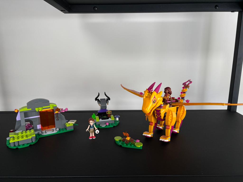 Lego Elves 41175 lava grot met vuur draak, Ophalen, Gebruikt, Overige thema's, Lego