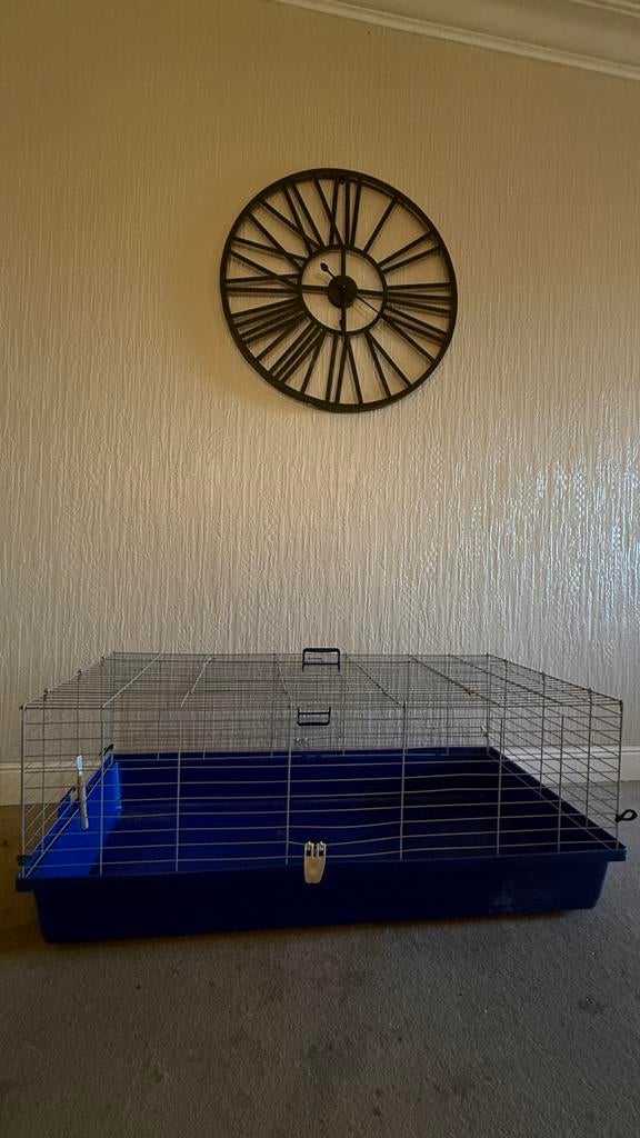 Grote konijnenkooi L116xB58xH47 goede staat, Dieren en Toebehoren, Ophalen of Verzenden, Zo goed als nieuw, Cavia
