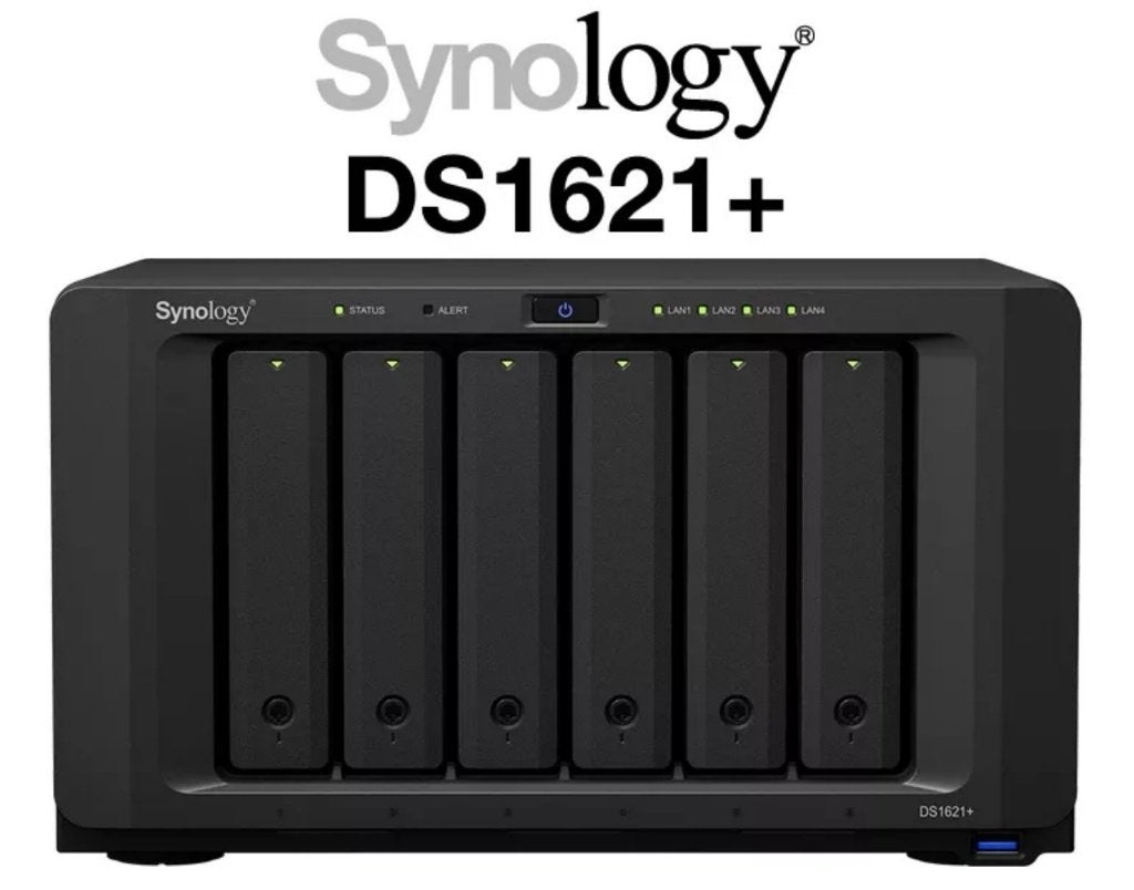Synology DS1621+ met 6 x 16 TB WD Red Pro ( 96 TB ), Ophalen, Gebruikt