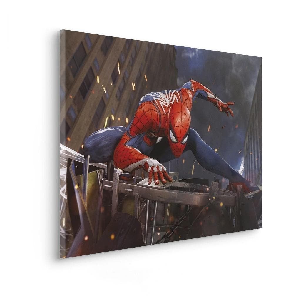 Spiderman Canvas - 90x60 cm - Marvel, Kinderen en Baby's, Kinderkamer | Inrichting en Decoratie, Verzenden, Nieuw, Wanddecoratie