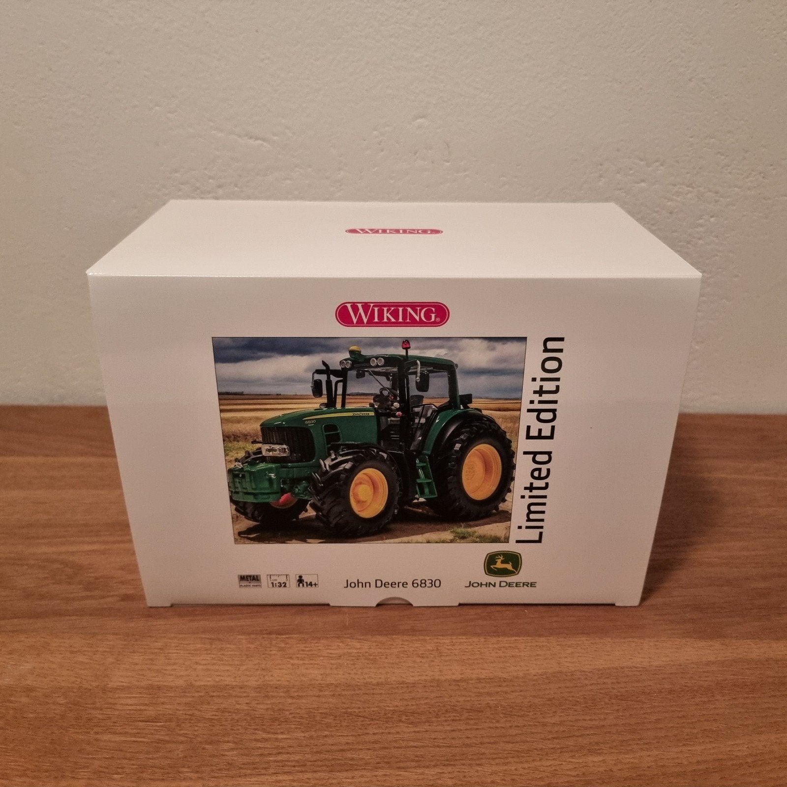 John Deere 6830 Wiking, Hobby & Loisirs créatifs, Voitures miniatures | 1:32, Enlèvement ou Envoi, Neuf, Tracteur et Agriculture