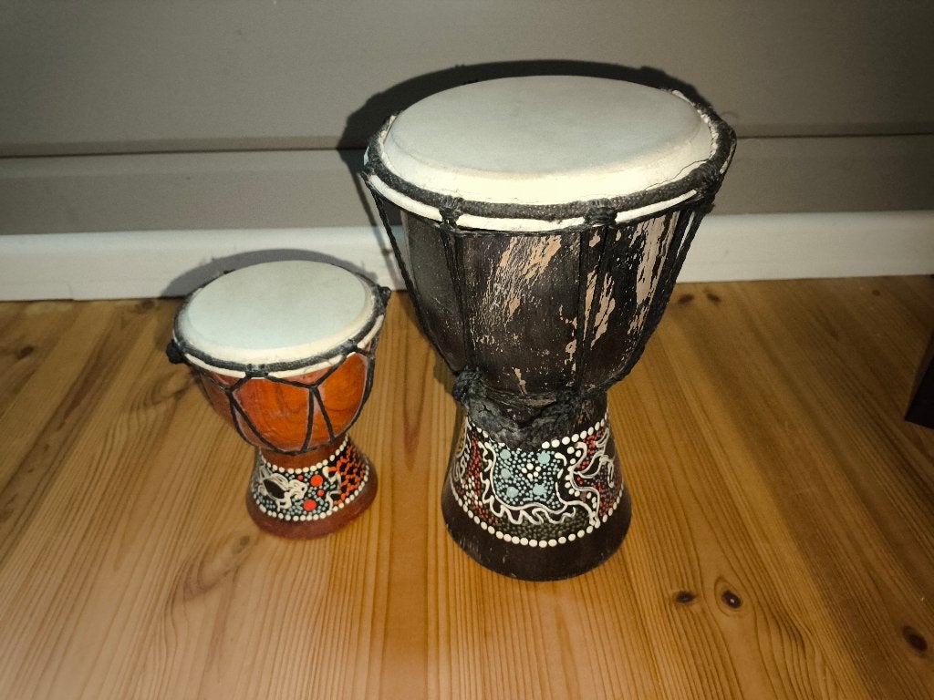 Djembe, Ophalen, Gebruikt