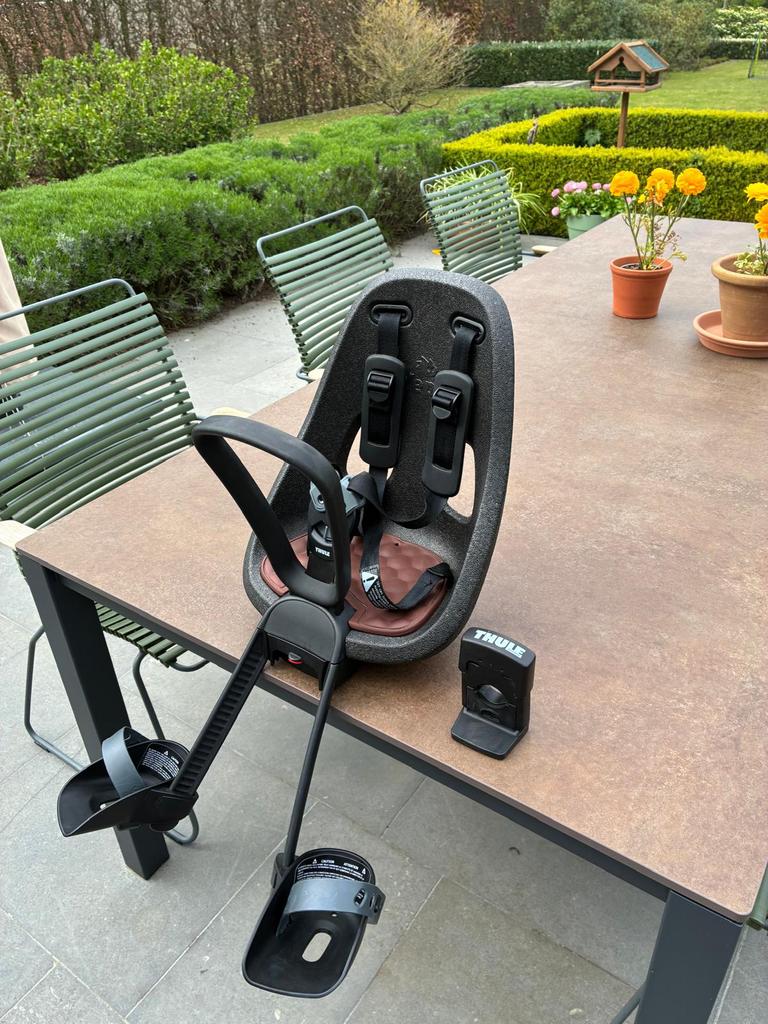 Thule Yepp Nexxt 2 Mini fietsstoeltje vooraan, Siège avant, Repose-pieds, Comme neuf, Enlèvement