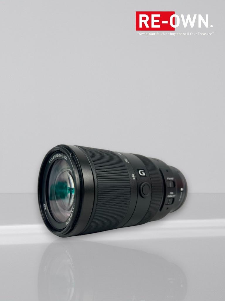 Sony E 70-350mm f/4.5-6.3 G OSS (topstaat+doos+garantie), Ophalen of Verzenden, Zo goed als nieuw, Telelens, Zoom