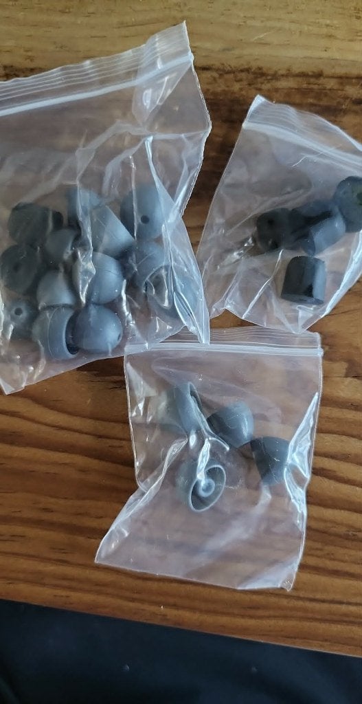 vervang - reserve oordopjes inears tips zacht schuim, Ophalen of Verzenden, Nieuw