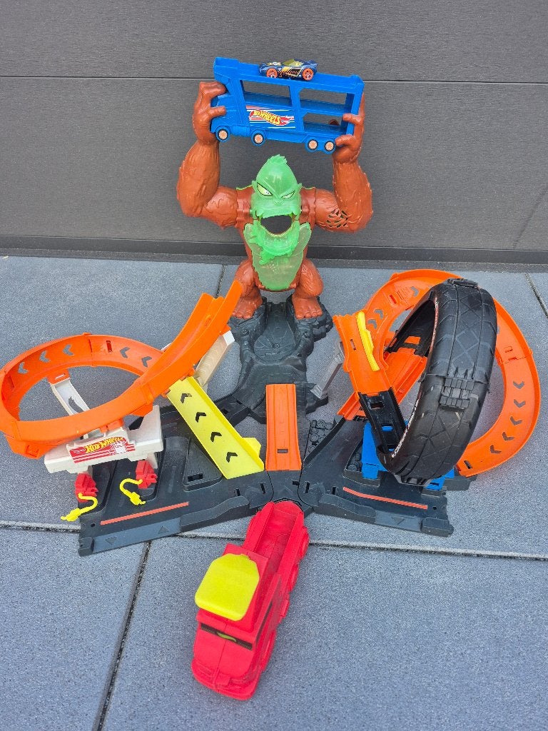 Hot wheels toxic gorilla slam., Enlèvement, Hot Wheels, Avec looping, Circuit
