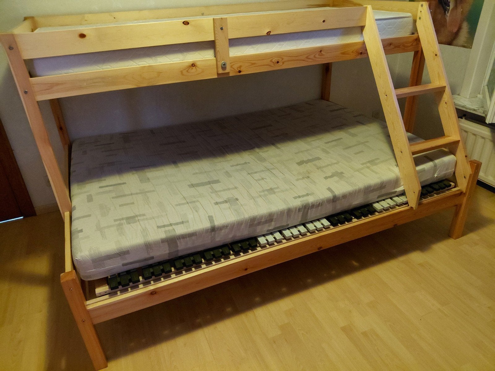 Stapelbed + kleerkast, Ophalen, Stapelbed