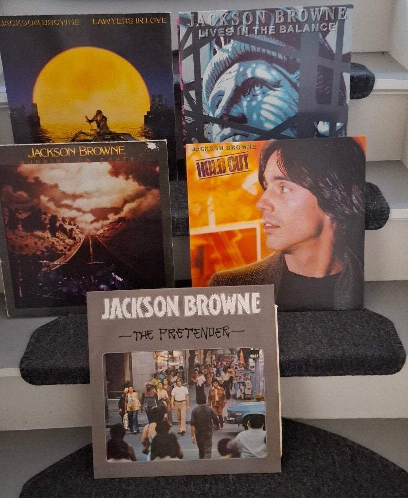 5 x Jackson Browne LPs, CD & DVD, CD | Rock, Enlèvement ou Envoi, Utilisé, Pop rock