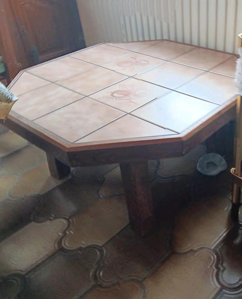 Table de salon vintage., Enlèvement