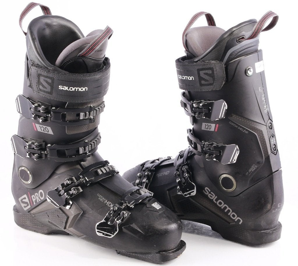 Chaussures de ski 40.5;41EU SALOMON S/PRO 120, coque personn, Sports & Fitness, Carving, Salomon, Utilisé, Chaussures