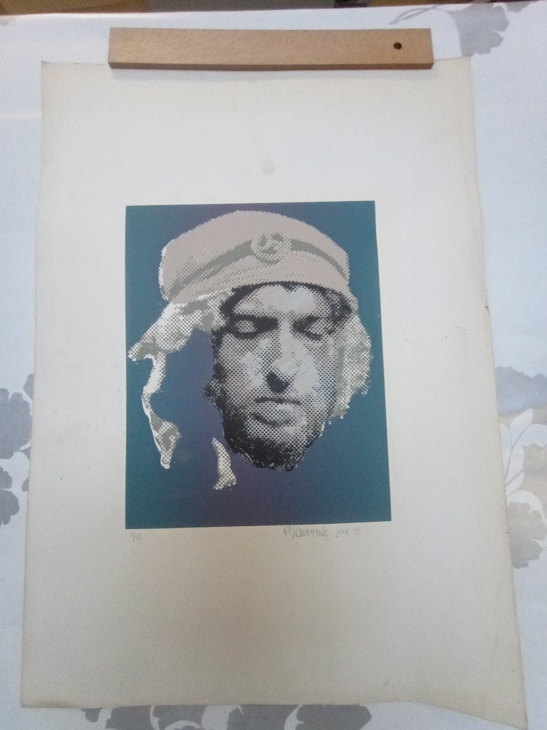 Sérigraphie Pop Art signée P. Van Maele 1978, B6, Numéroté, Enlèvement ou Envoi, Sérigraphie