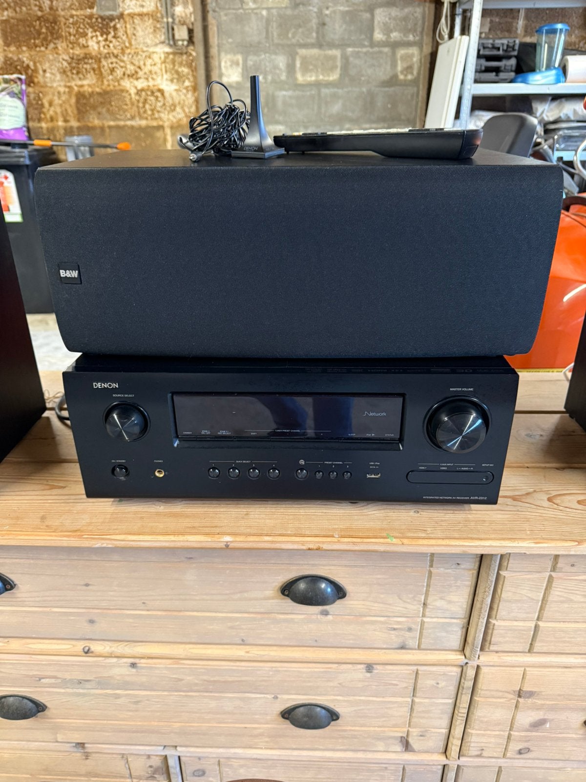 B&W sound systeem, Audio, Tv en Foto, Ophalen, Zo goed als nieuw, Denon