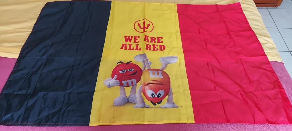 Drapeau Belge 1m10 sur 75, Divers, Drapeaux & Banderoles, Enlèvement ou Envoi