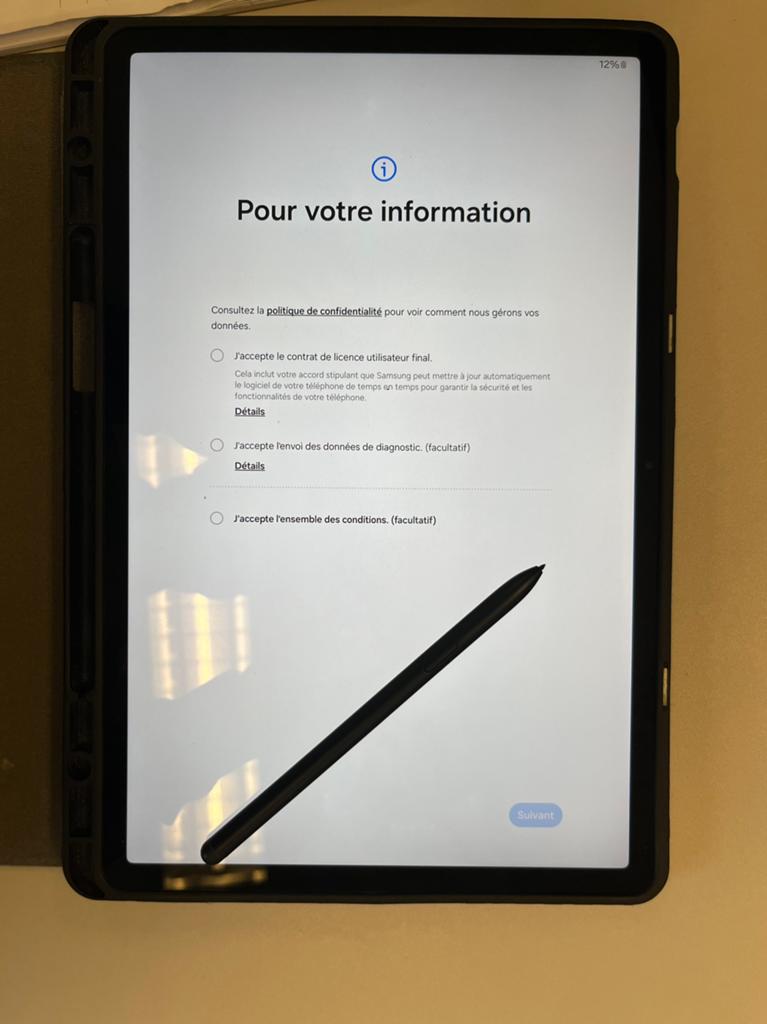 Samsung galaxy Tab S7 FE 128 Gb (wifi) - bleu, Informatique & Logiciels, Android Tablettes, Comme neuf, Wi-Fi, 12 pouces, 128 GB