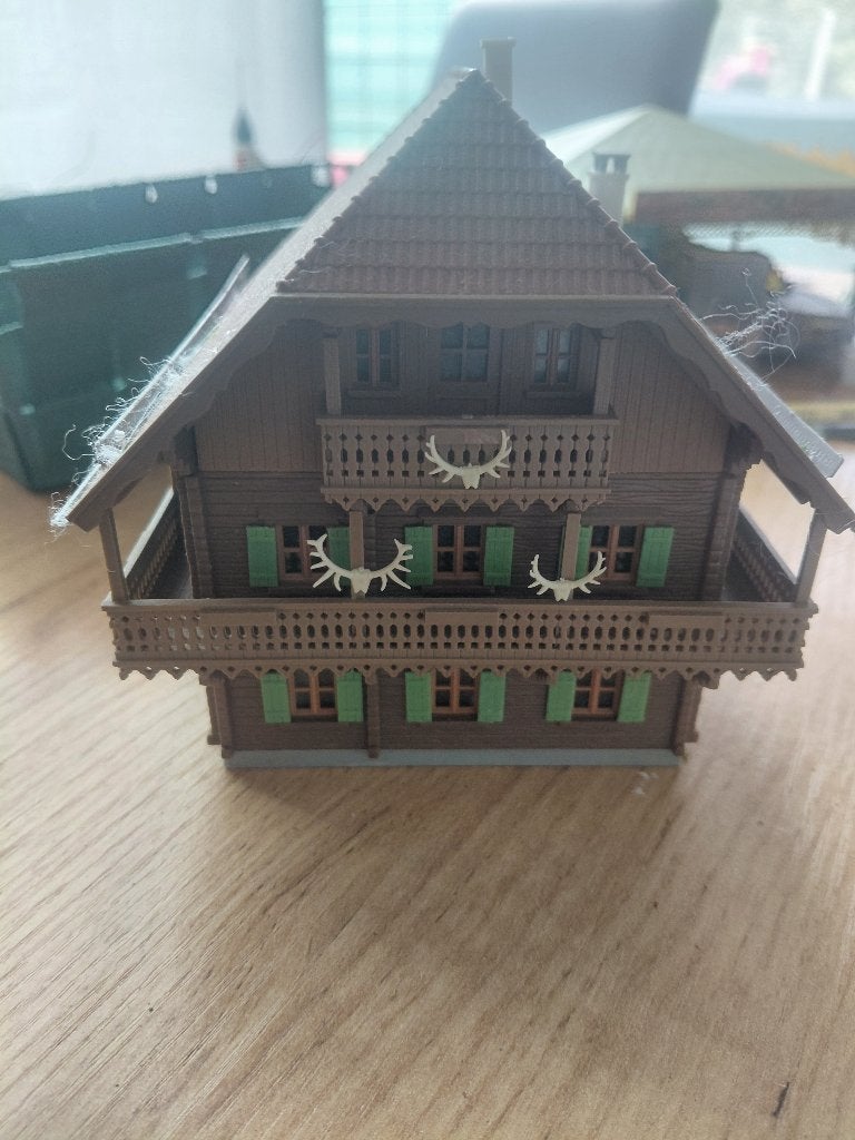 Train Ho 1:87 Petit chalet, Enlèvement, Utilisé