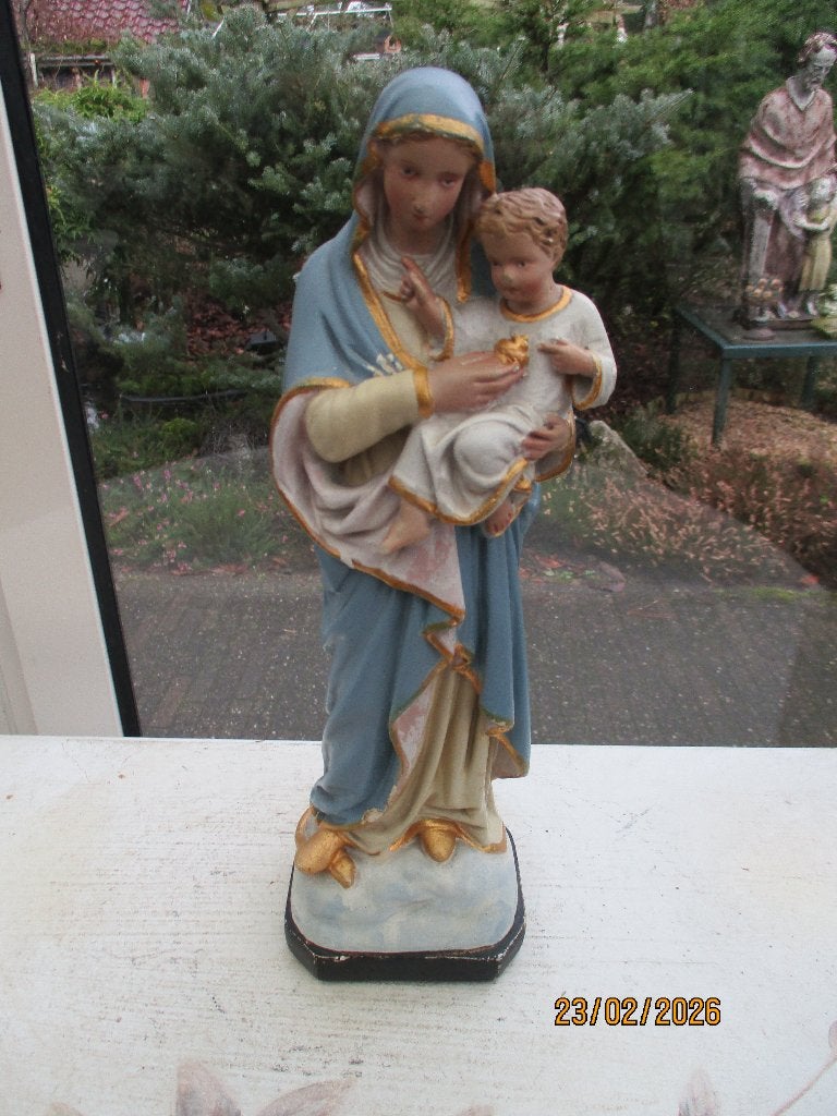 Te koop: Beeld Maria en kind, Antiek en Kunst, Ophalen