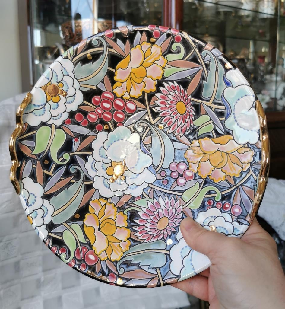 Coupe à fruits de Raymond Chevalier Boch Frères Keramis., Enlèvement ou Envoi