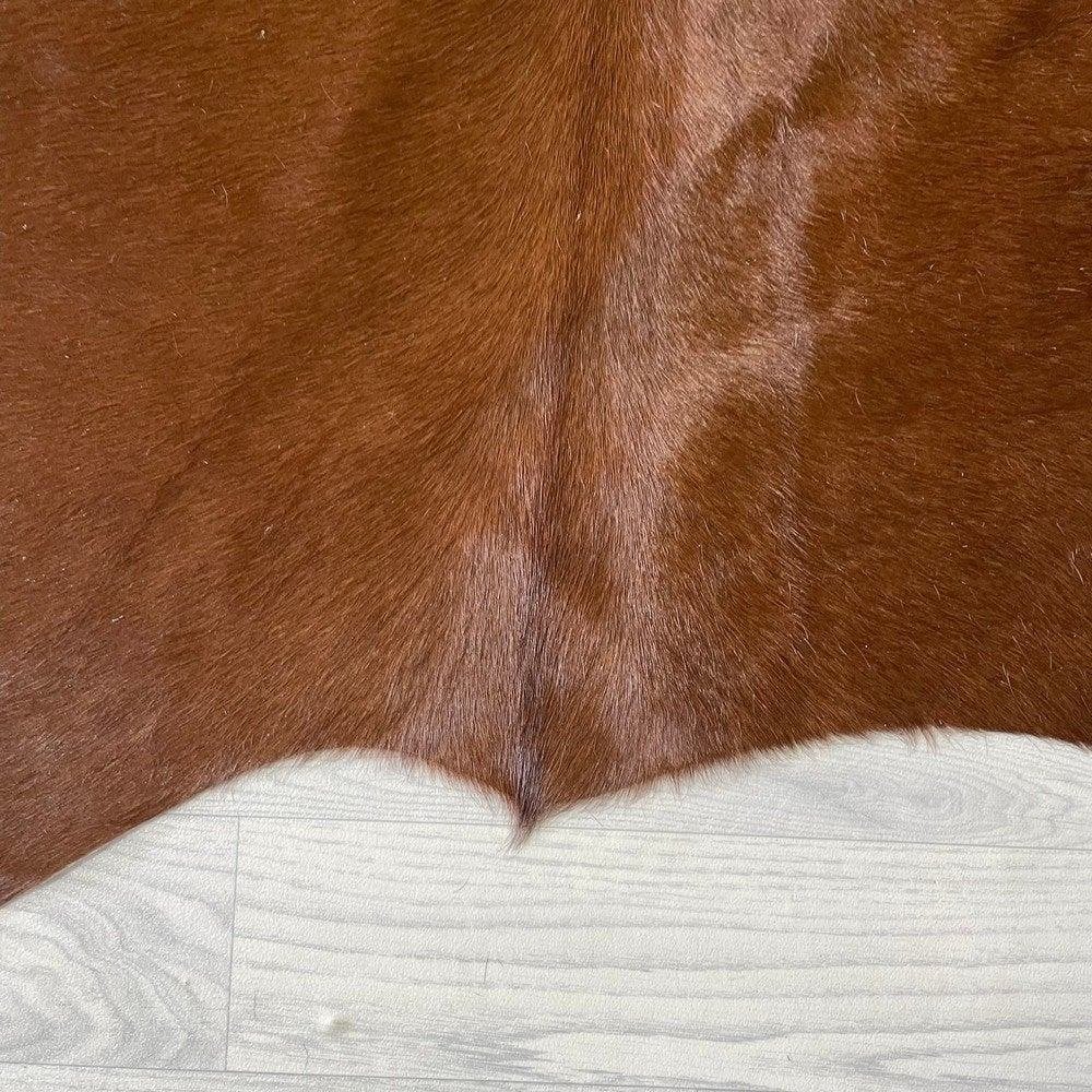 Koeienhuid bruin wit Hereford 190x190cm | Lederstore, Meerkleurig, Wandkleed, Nieuw, Ophalen of Verzenden