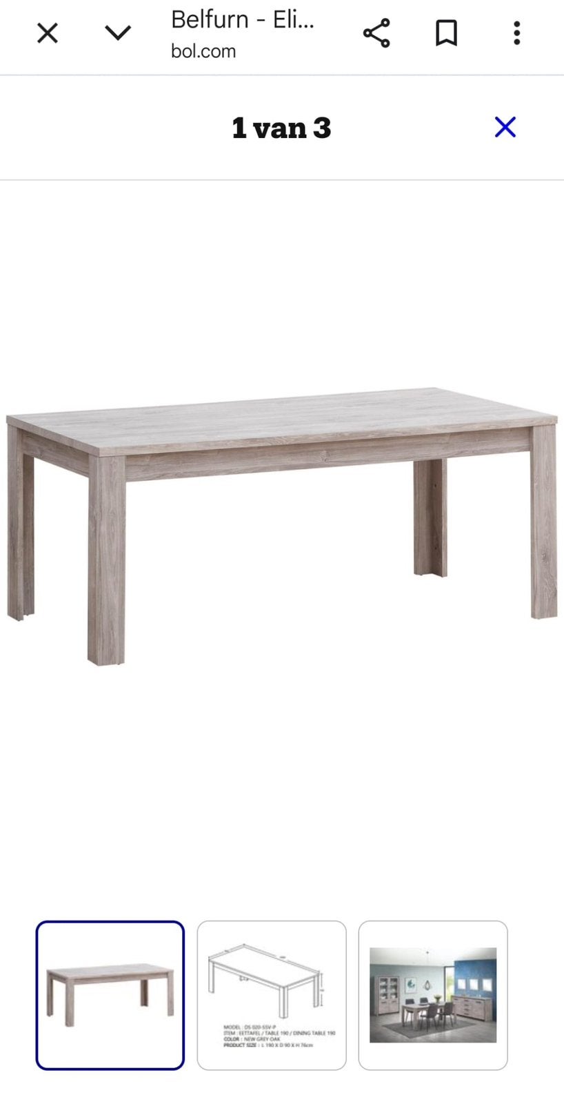 Eet tafel met stoelen, Huis en Inrichting, Ophalen, Zo goed als nieuw, Vierkant