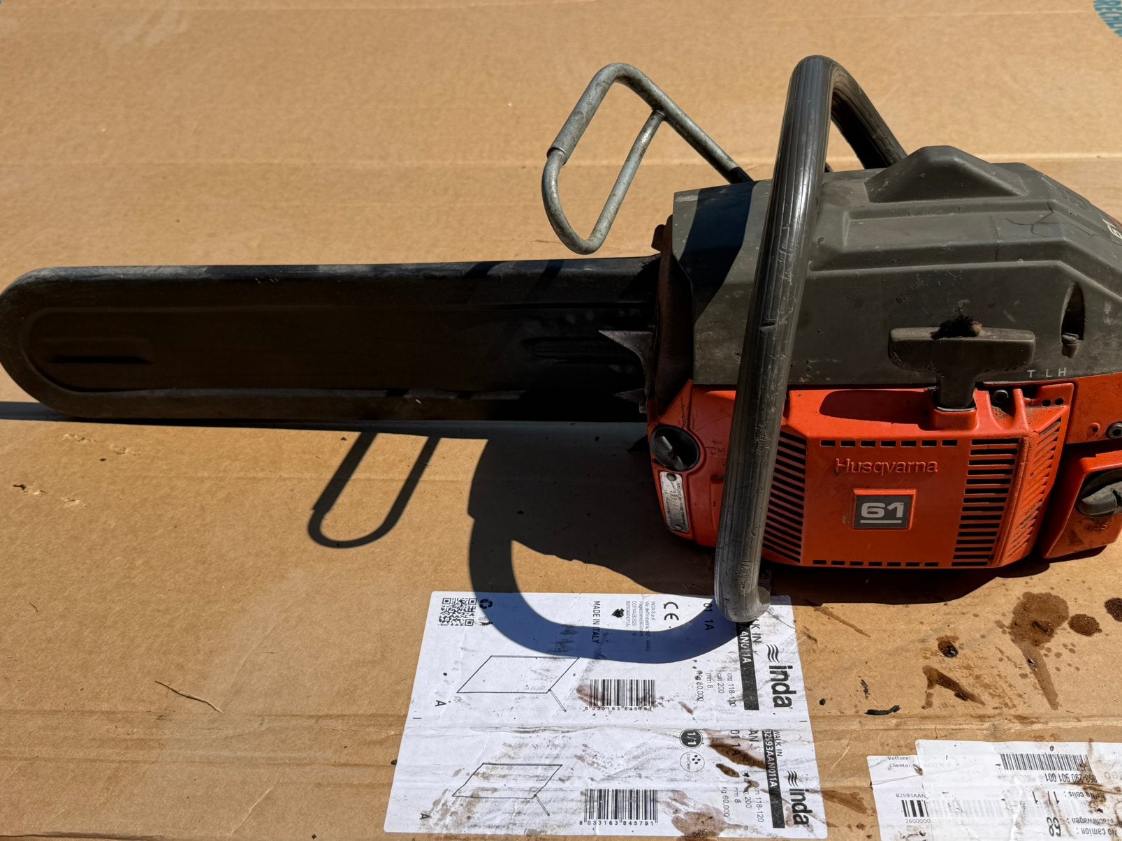 Tronçonneuse husqvarna, Jardin & Terrasse, Outils à main, Enlèvement, Comme neuf