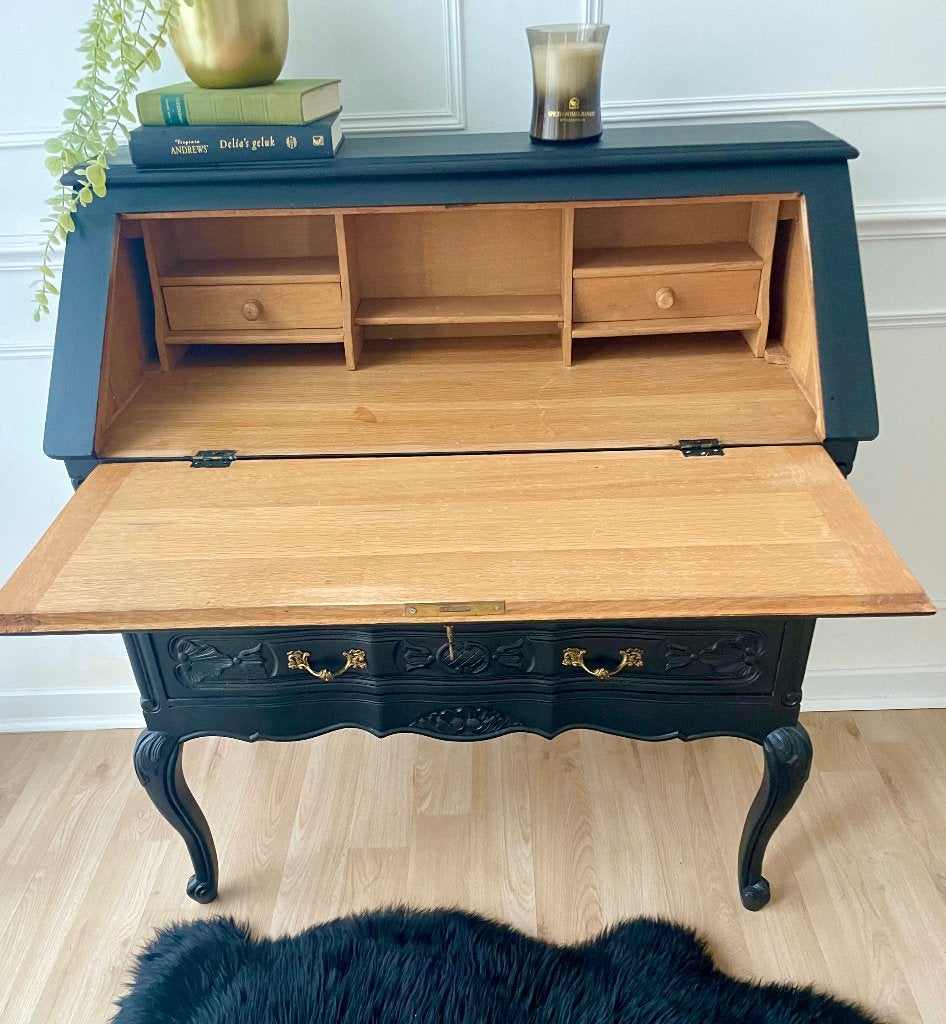 Bureau/secrétaire vintage, Maison & Meubles, Enlèvement, Comme neuf