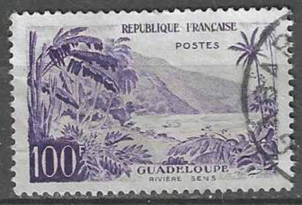 France 1959 - Yvert 1194 - Tourisme - Guadeloupe (ST), Envoi, Affranchi