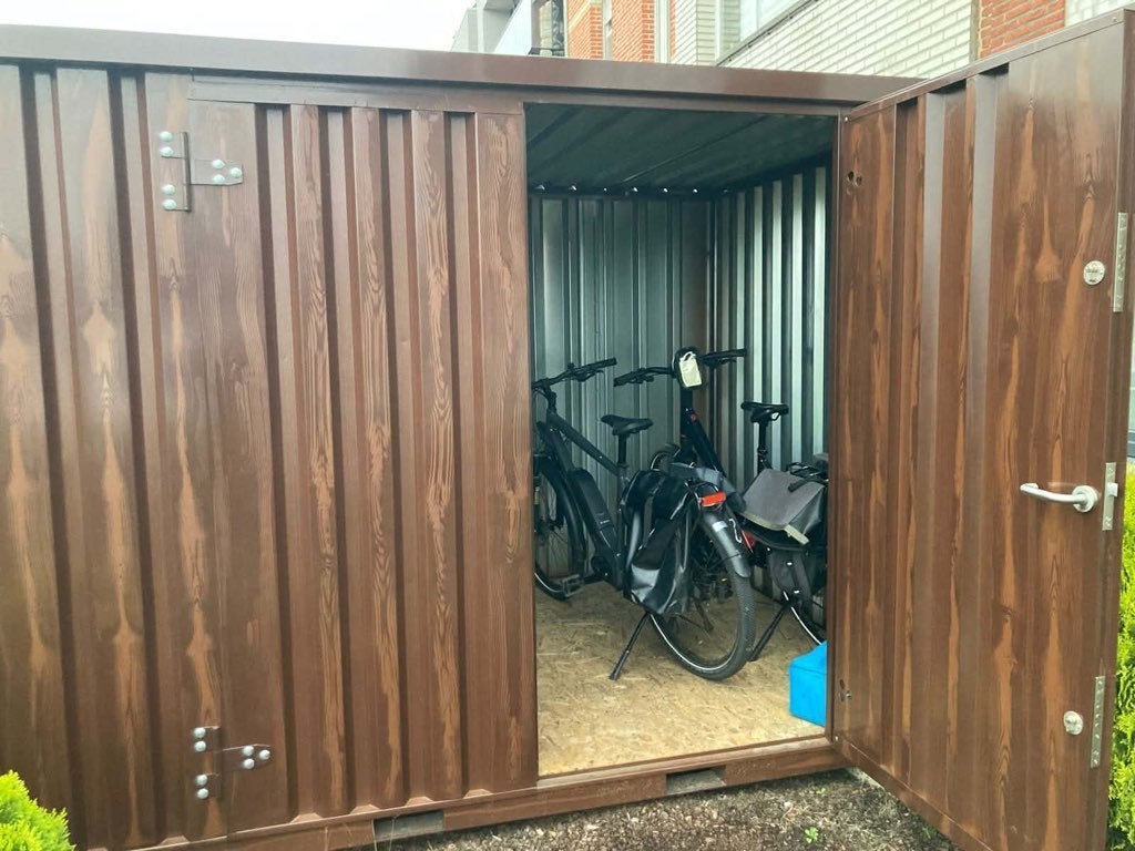 Buitenberging/Tuinhok/Container met dubbel deur - Te Koop, Ophalen, 200 tot 400 cm, Tuinhuis, Zo goed als nieuw
