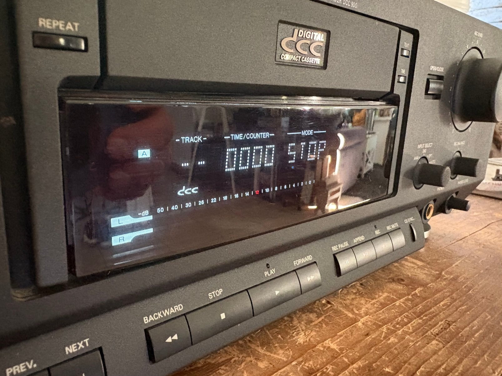 PHILIPS DCC 900 digitaal cassettedeck uitstekende staat + k7, Audio, Tv en Foto, Cassettedecks, Ophalen of Verzenden, Enkel, Philips