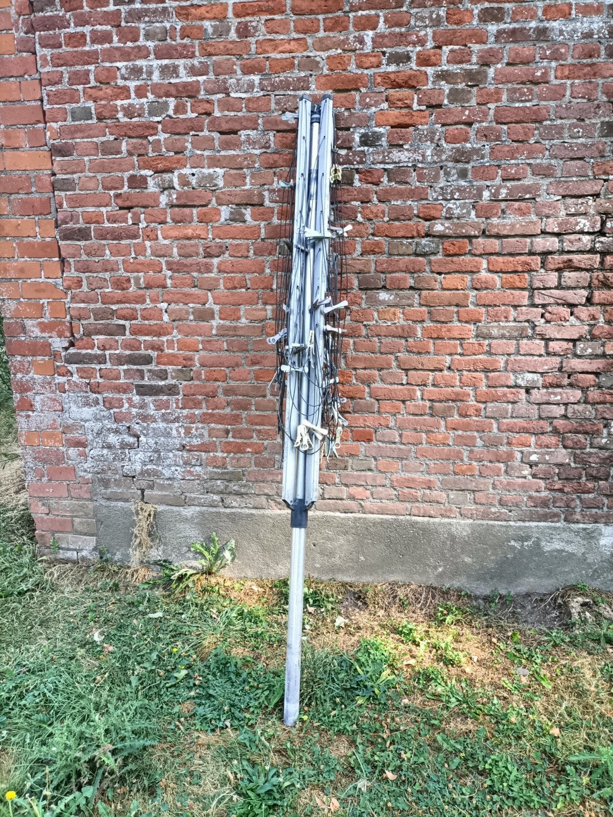inklapbare droogmolen, Ophalen, Droogmolen