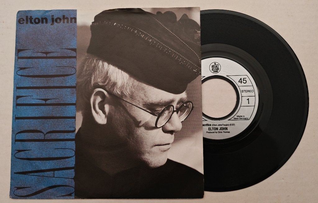 ELTON JOHN - Sacrifice (45t), Ophalen of Verzenden, Zo goed als nieuw, 7 inch, Pop