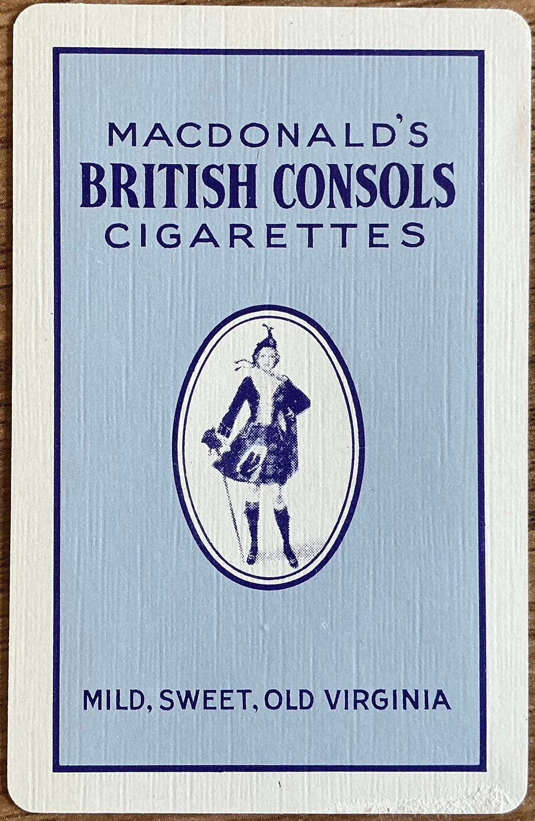 Splk CIGARETTES MACDONALD’S BRITISH CONSOLS, Verzamelen, Ophalen of Verzenden, Zo goed als nieuw, Speelkaart(en)