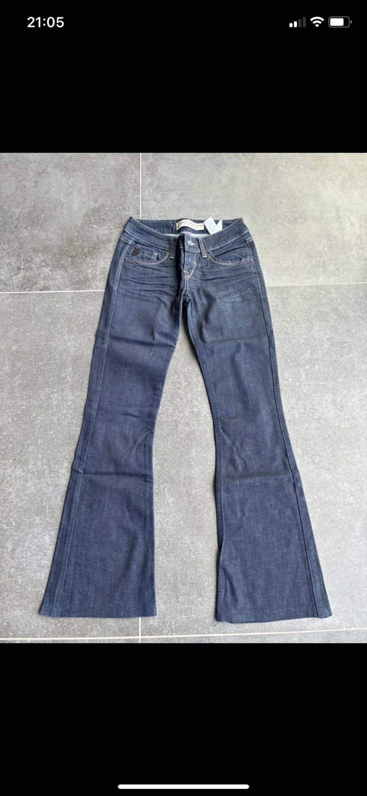 Zara jeansbroek, Ophalen of Verzenden, Zo goed als nieuw, Blauw