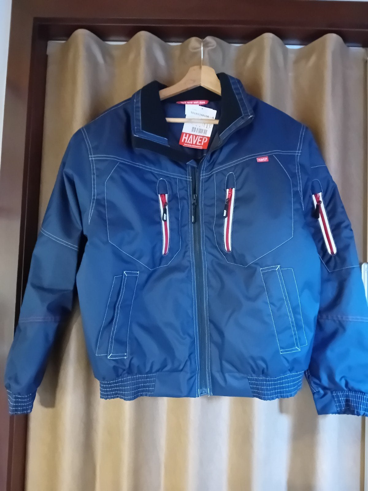 Gewatteerde jongens blouson bomberjacket S, Ophalen, Blauw, Havep, Nieuw