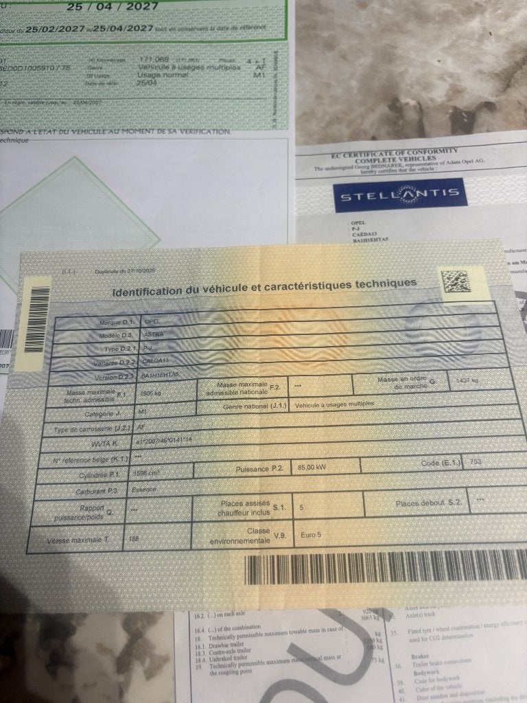 Opel astra, Autos, Achat, Boîte manuelle, Autres couleurs, 5 portes