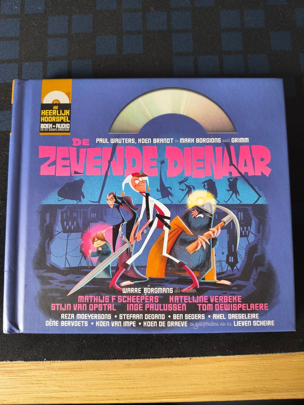 Geluidshuis - De zevende dienaar (met cd) ZONDER downloadcod, Ophalen of Verzenden, Mark Borgions; Paul Wauters; Koen Brandt