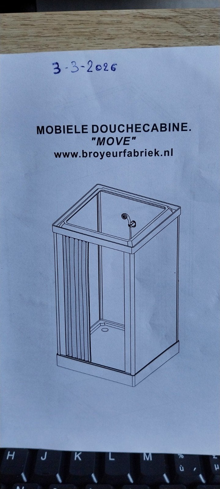 douche cabine, Doe-het-zelf en Bouw, Ophalen, Zo goed als nieuw, Douche
