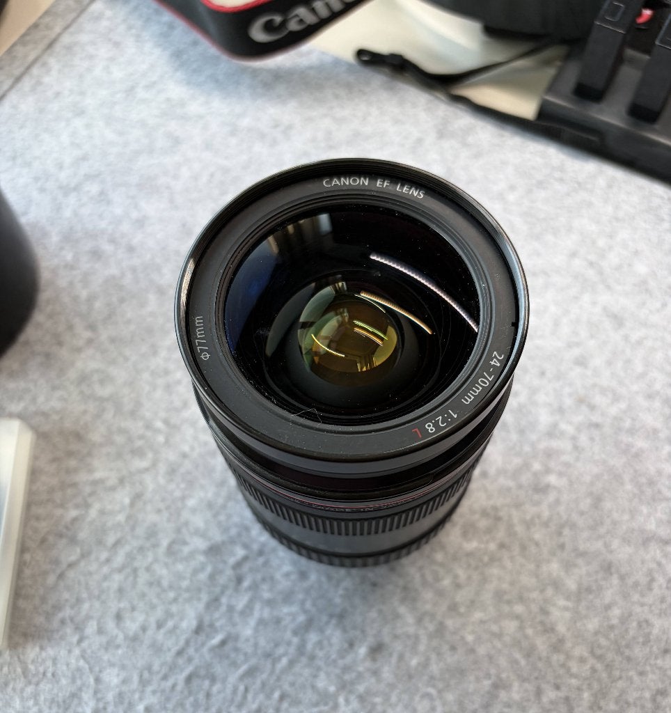 Canon EF 24-70mm f/2.8L USM + zonnekap + polarisatie filter, TV, Hi-fi & Vidéo, Photo | Lentilles & Objectifs, Filtre inclus, Téléobjectif