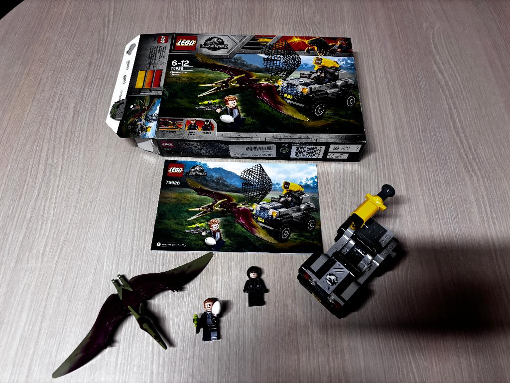 Lego Jurassic World 75926 De Pteranodon-chase volledig, Lego, Ensemble complet, Comme neuf, Jurassic World