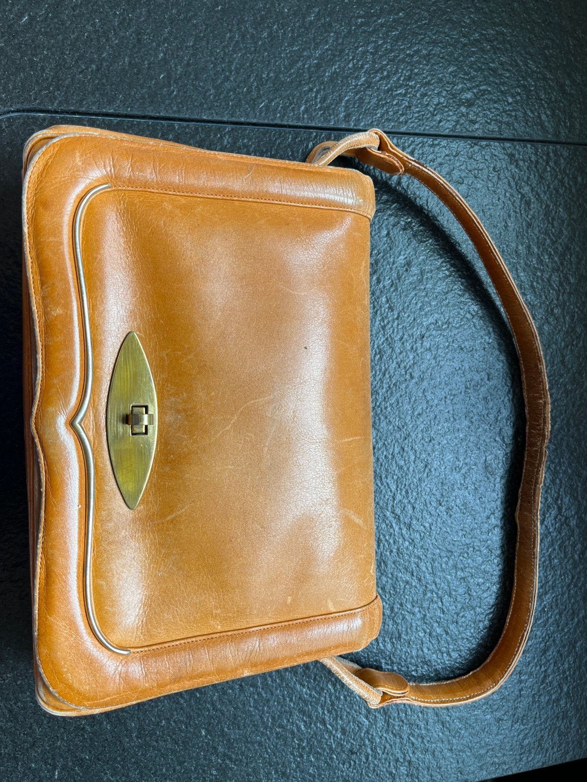 Vintage Delvaux handtas jaren 1920, Ophalen, Gebruikt, Handtas