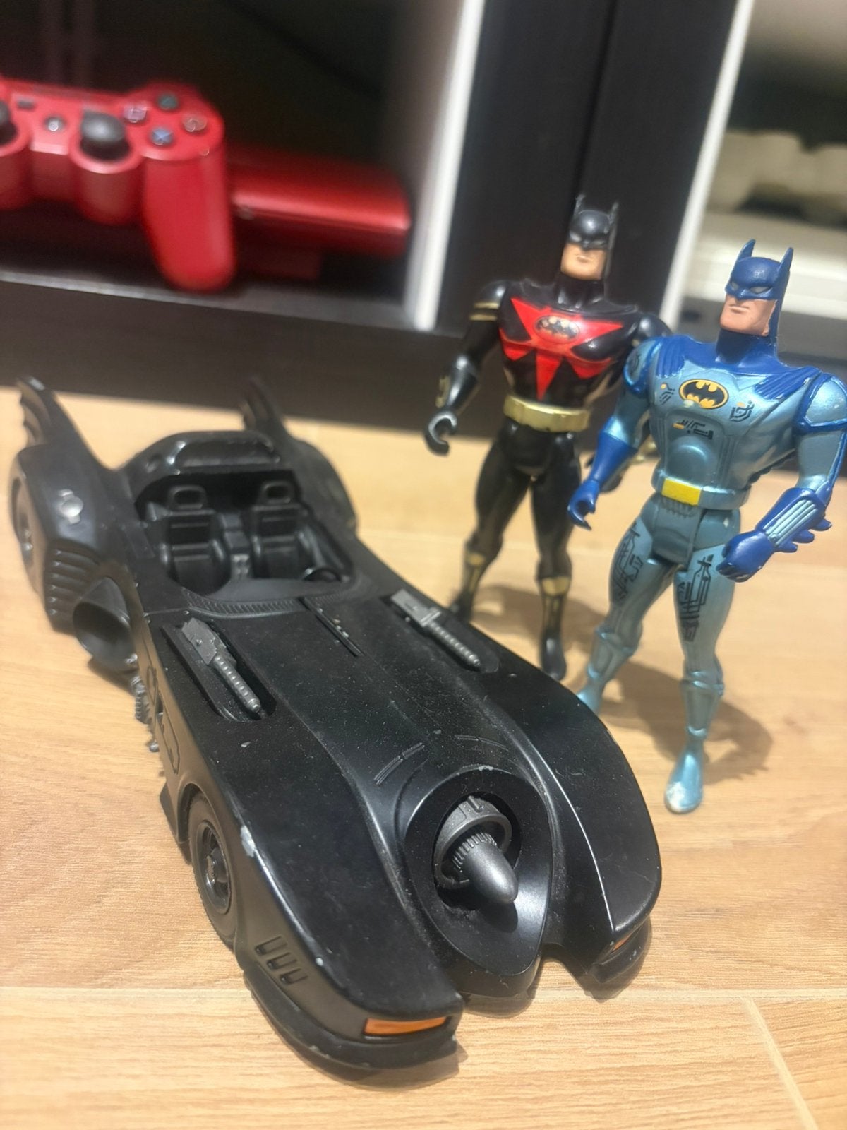 Vintage kenner 93-94 batman figurines + batmobile, Ophalen, Zo goed als nieuw