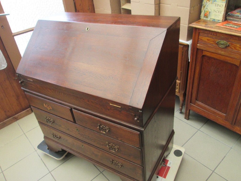 meuble segretaire boureau bois massive ancien, Enlèvement