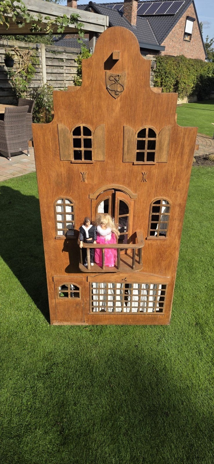 retro houten barbie poppenhuis, Enlèvement, Maison de poupées